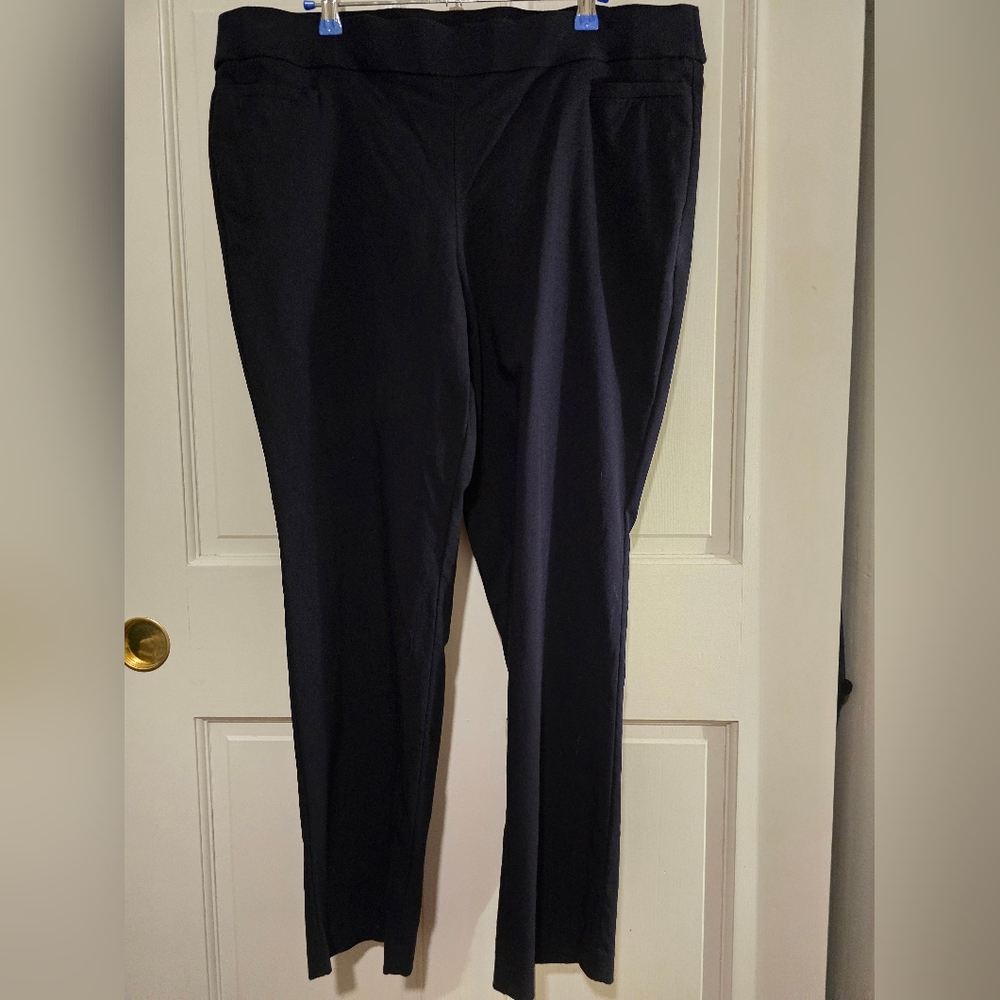 Liz Claiborne Women's Navy Pull On Pants